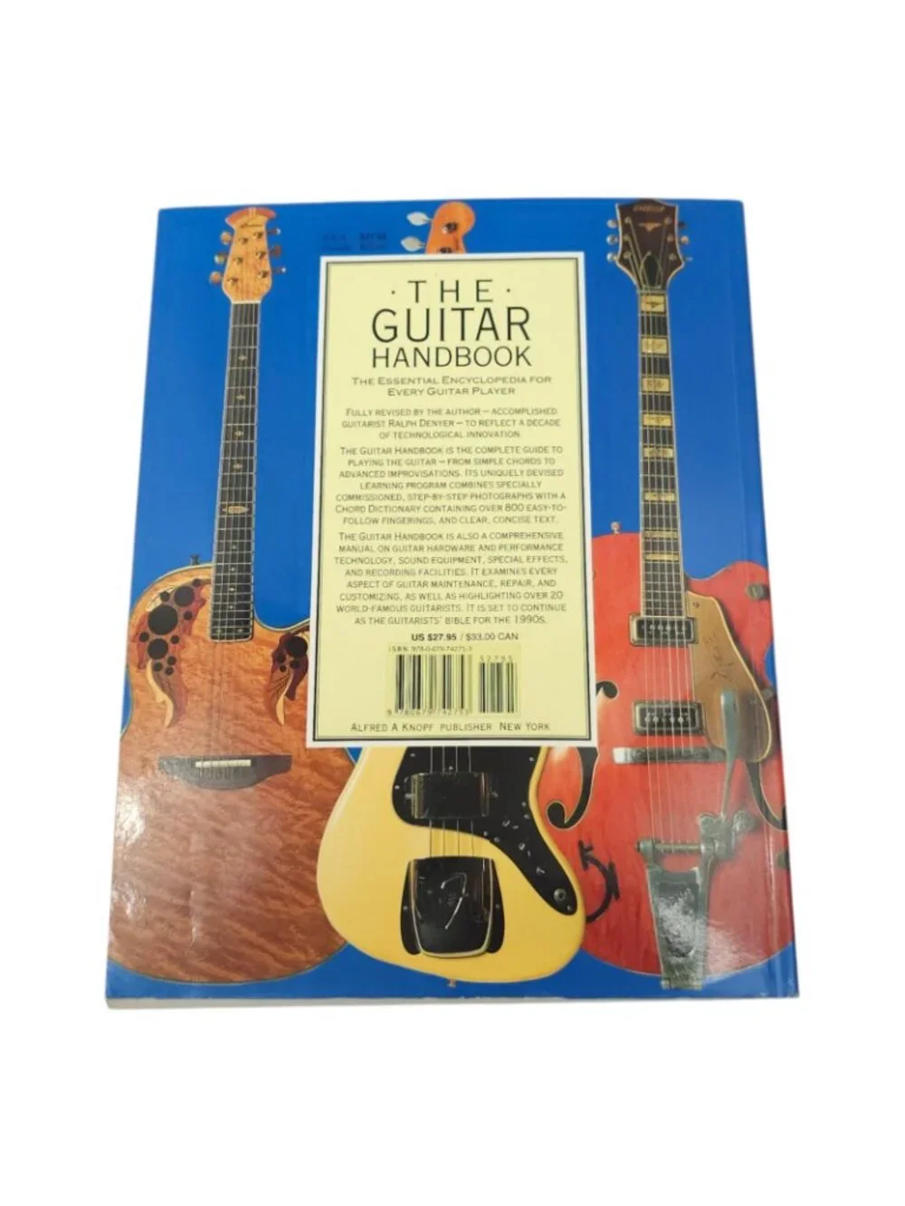 The Guitar Handbook Ralph Denyer Paperback Fully Revised New Edition 2008 Guide